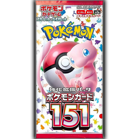 Japanese 151 Booster Pack (Opened On Live Stream)